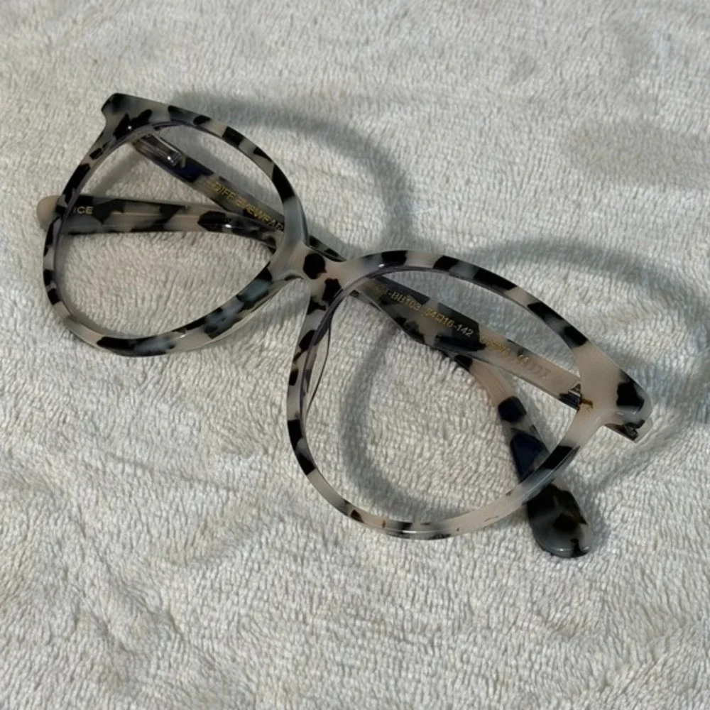 DIFF Eyewear Women Eyeglasses Frames Bella Tortoise As Is Glasses Lenses Left In